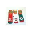Karácsonyi mintás THERMO baba zokni (3 pár / csomag)